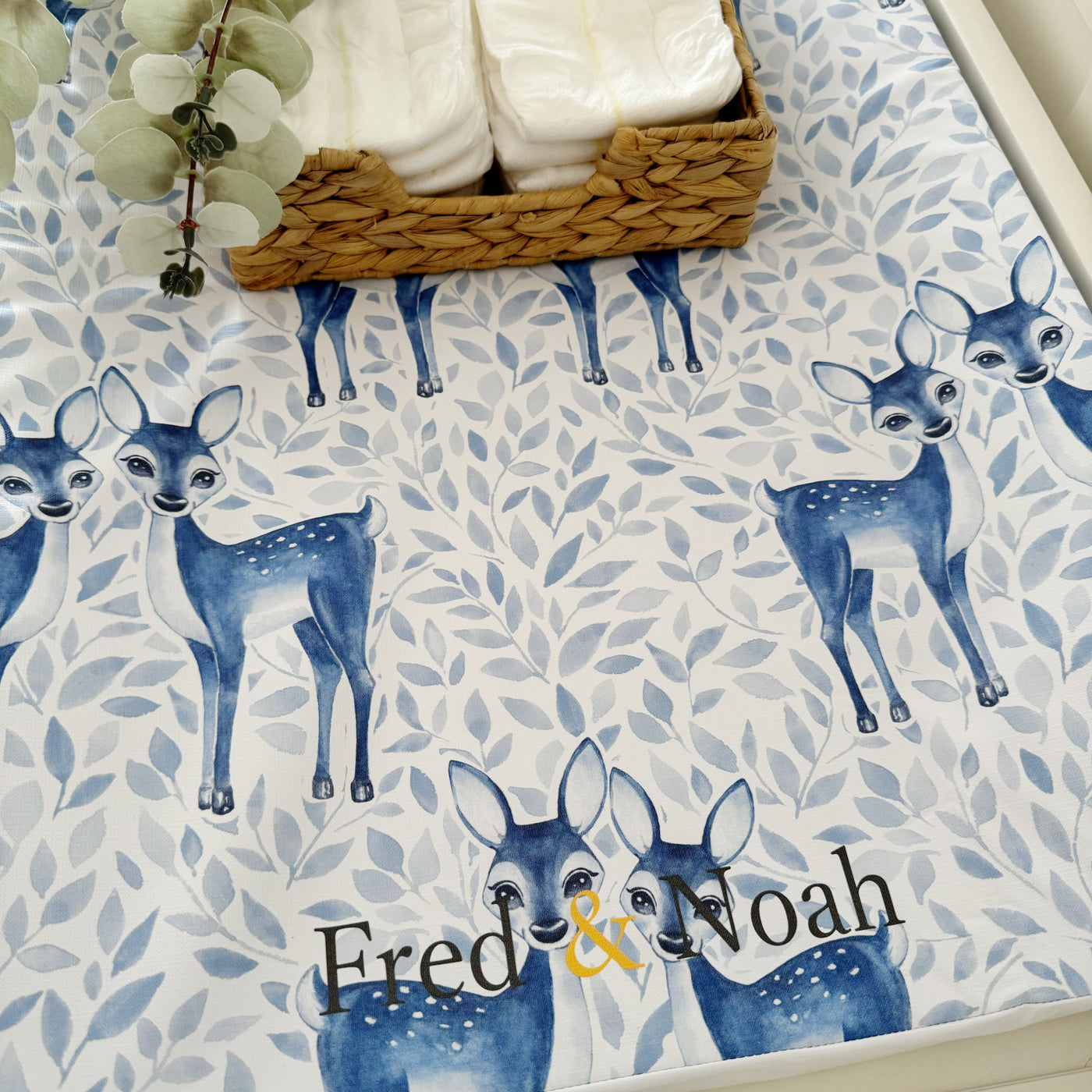 Blue Deer Changing Mat-Changing mat-Fred & Noah-Yes Bebe