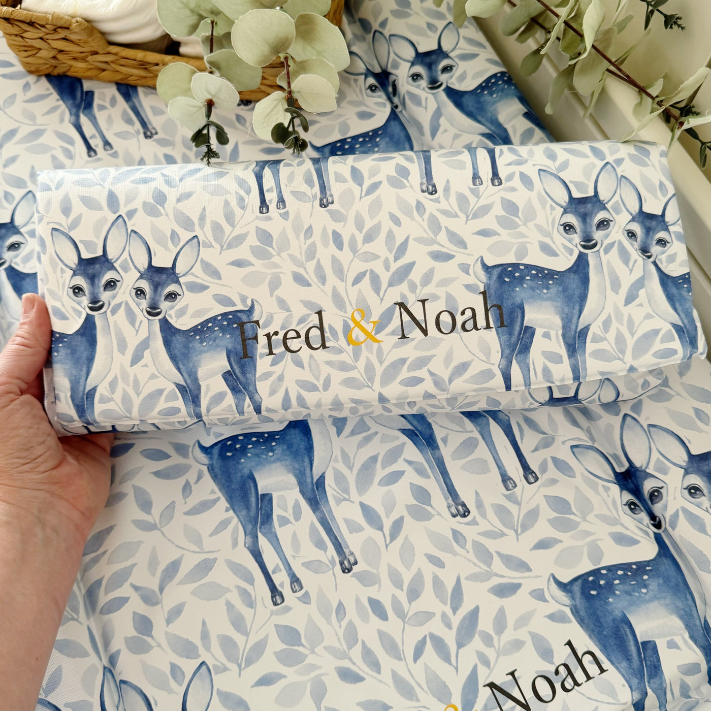 Blue Deer Changing Mat-Changing mat-Fred & Noah-Yes Bebe