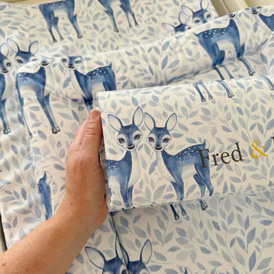 Blue Deer Changing Mat-Changing mat-Fred & Noah-Yes Bebe