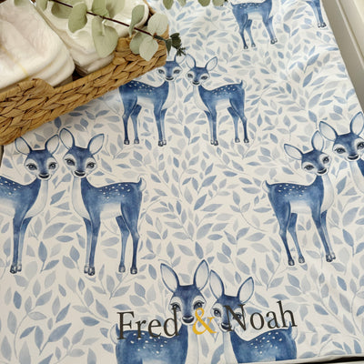 Blue Deer Changing Mat-Changing mat-Fred & Noah-Yes Bebe