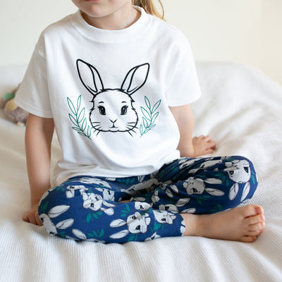 Bunny Print Dress-Dresses-Fred & Noah-Yes Bebe