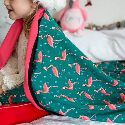 Festive Flamingo Leggings-Leggings-Fred & Noah-Yes Bebe