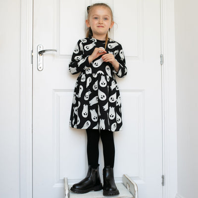 Ghost Print Dress-Dresses-Fred & Noah-Yes Bebe