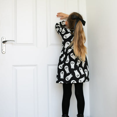 Ghost Print Dress-Dresses-Fred & Noah-Yes Bebe