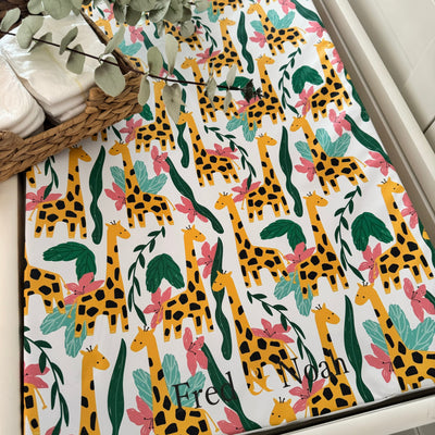 Jungle Giraffe Changing Mat-Changing mat-Fred & Noah-Yes Bebe