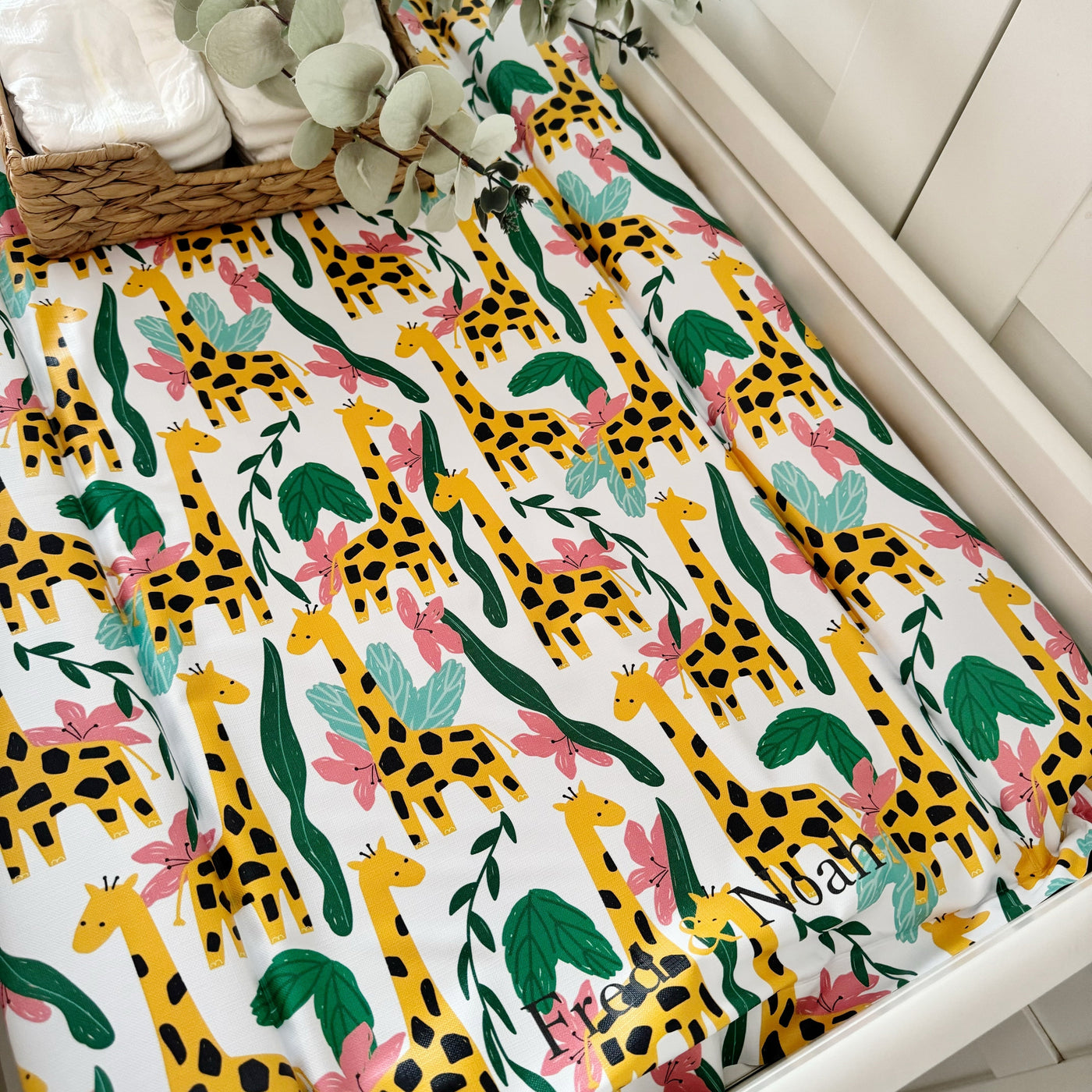 Jungle Giraffe Changing Mat-Changing mat-Fred & Noah-Yes Bebe