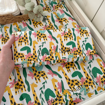 Jungle Giraffe Changing Mat-Changing mat-Fred & Noah-Travel changing mat-Yes Bebe