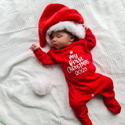 My First Christmas Sleepsuit-Sleepsuit-Fred & Noah-Yes Bebe