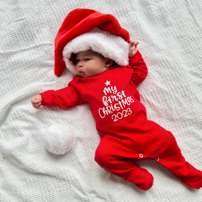 My First Christmas Sleepsuit-Sleepsuit-Fred & Noah-Yes Bebe