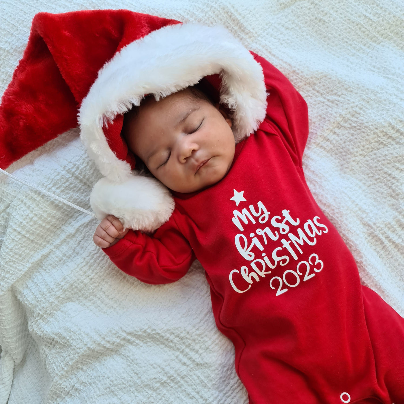 My First Christmas Sleepsuit-Sleepsuit-Fred & Noah-Yes Bebe