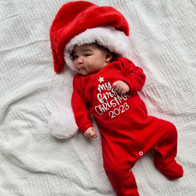 My First Christmas Sleepsuit-Sleepsuit-Fred & Noah-Yes Bebe