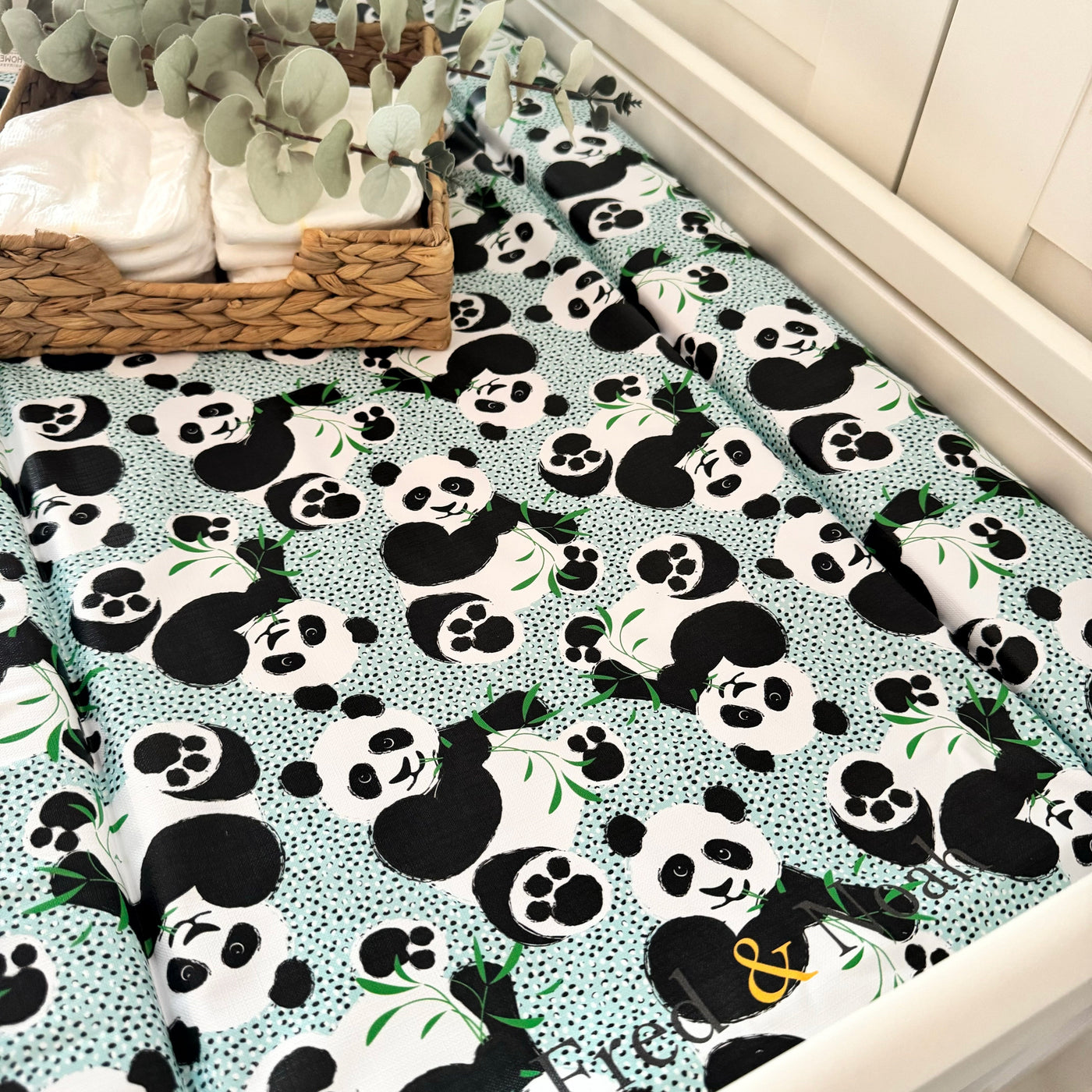 Panda Changing Mat-Changing mat-Fred & Noah-Standard changing mat-Yes Bebe