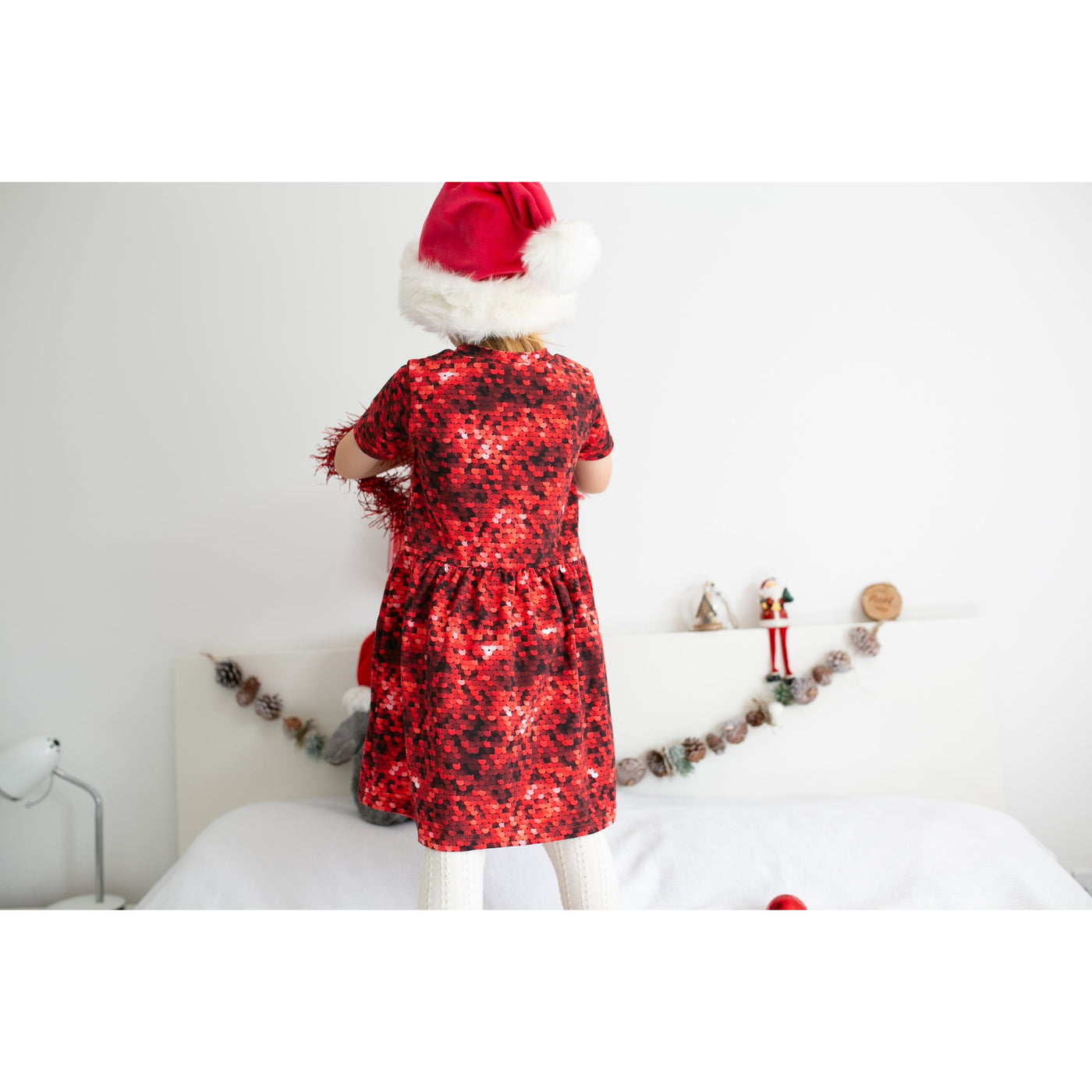 Red Sequin Dress-Dresses-Fred & Noah-Yes Bebe