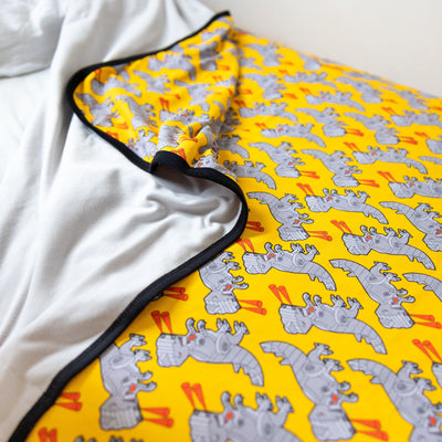 Robot Dino Xxl Blanket-Bedding-Fred & Noah-Yes Bebe