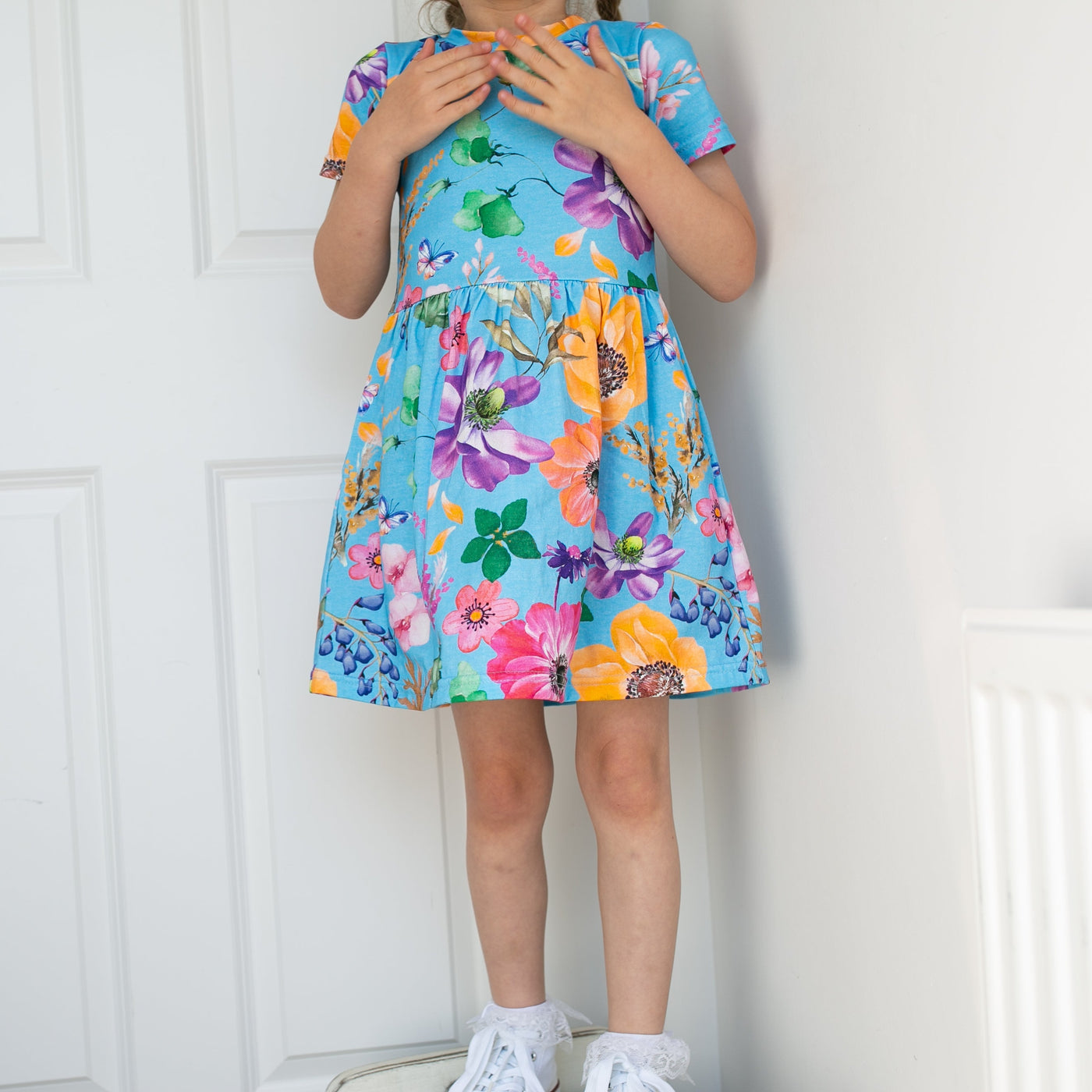 Summer Garden Print Dress-Dresses-Fred & Noah-Yes Bebe