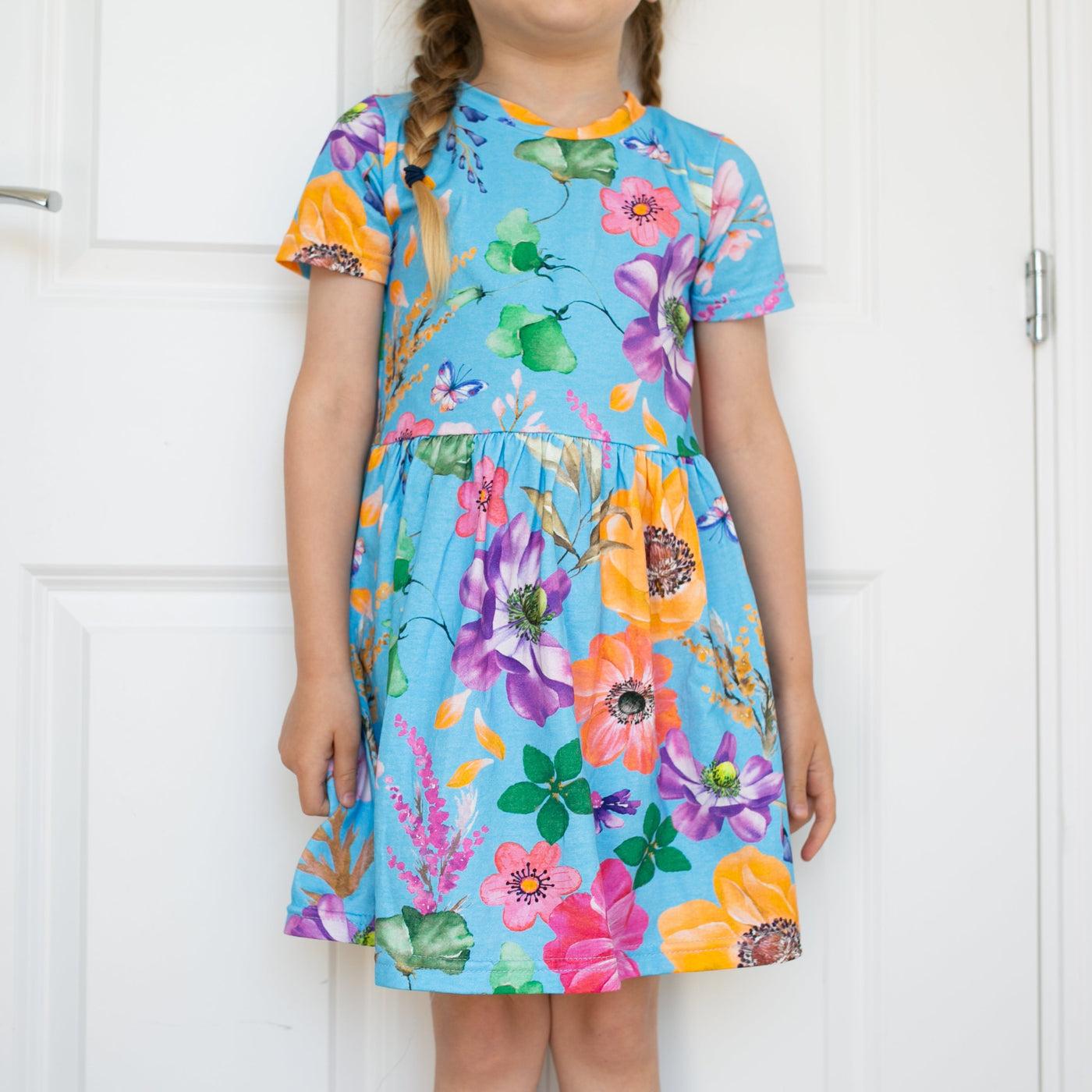 Summer Garden Print Dress-Dresses-Fred & Noah-Yes Bebe