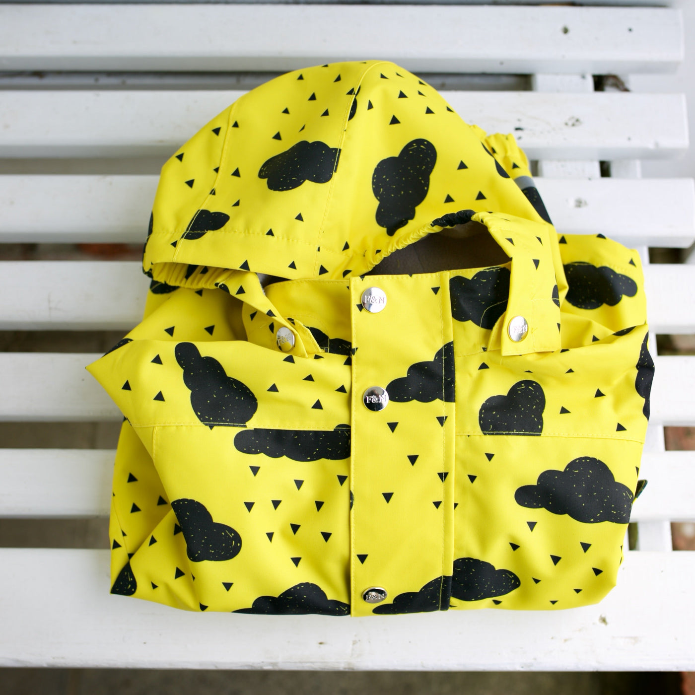 Yellow Cloud Raincoat 0-9 Years-Coats & Jackets-Fred & Noah-Yes Bebe