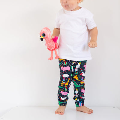 COMING SOON Christmas Party Animal Leggings-Leggings-Fredandnoah-Yes Bebe