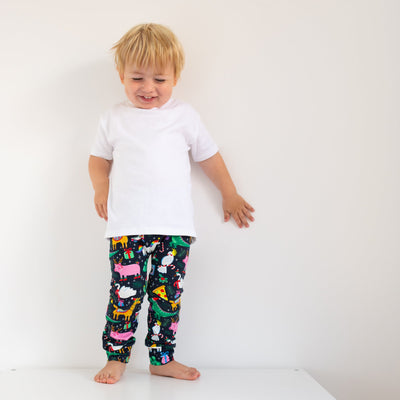 COMING SOON Christmas Party Animal Leggings-Leggings-Fredandnoah-Yes Bebe