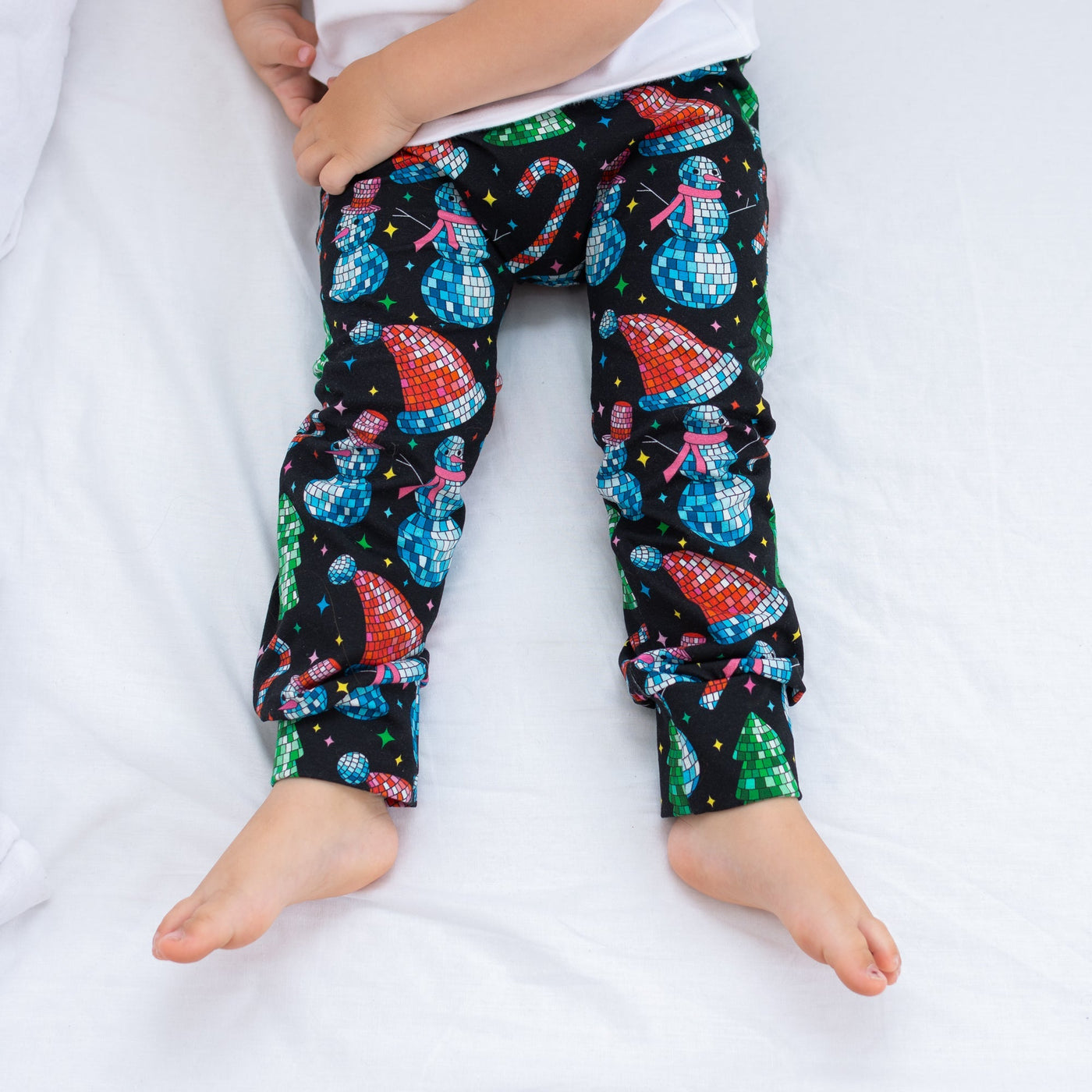 COMING SOON Xmas Disco Leggings-Leggings-Fredandnoah-Yes Bebe