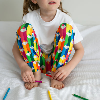 Colouring Pencil Leggings 0-6 Years-Leggings-Fredandnoah-0-6 M-Yes Bebe