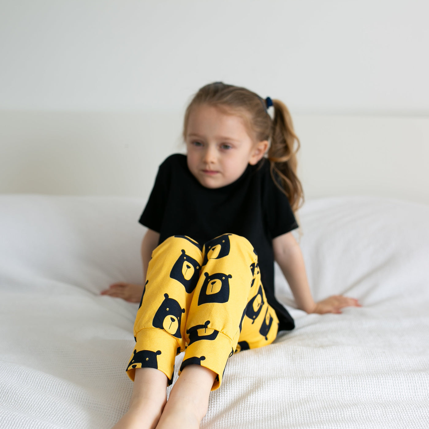 Golden Bear Leggings-Leggings-Fredandnoah-Yes Bebe