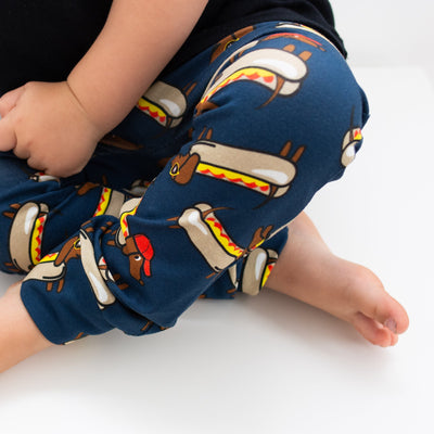 Hot Dog Leggings-Leggings-Fredandnoah-Yes Bebe