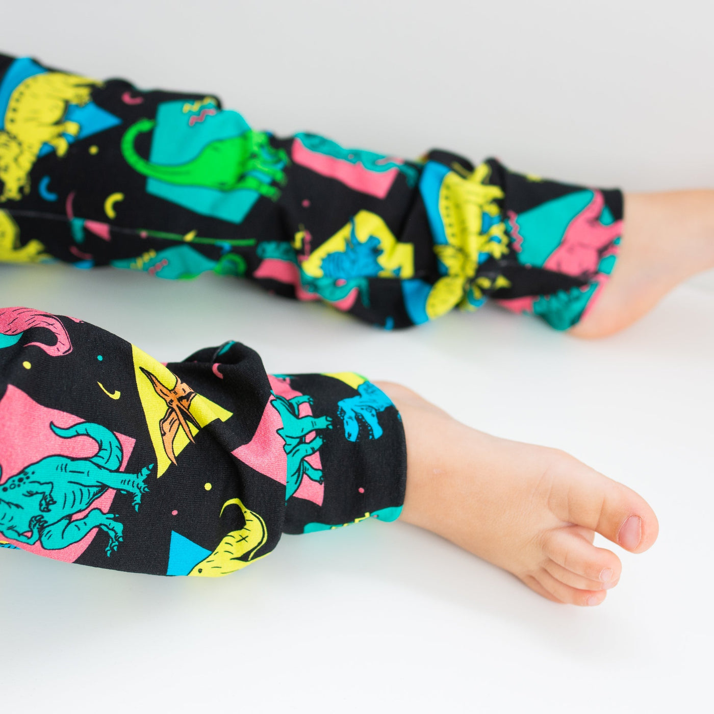 Retro Dino Leggings-Leggings-Fredandnoah-Yes Bebe