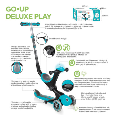 Go Up Deluxe Play 3-in-1 Scooter with 3 Wheels