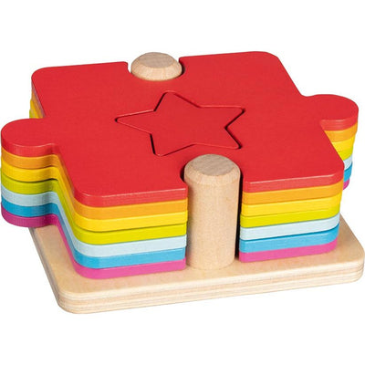 2- in-1 Puzzle Game-Wooden Puzzles-Goki-Yes Bebe