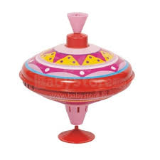 Humming Top - Pink-Spinning Tops-Goki-Yes Bebe