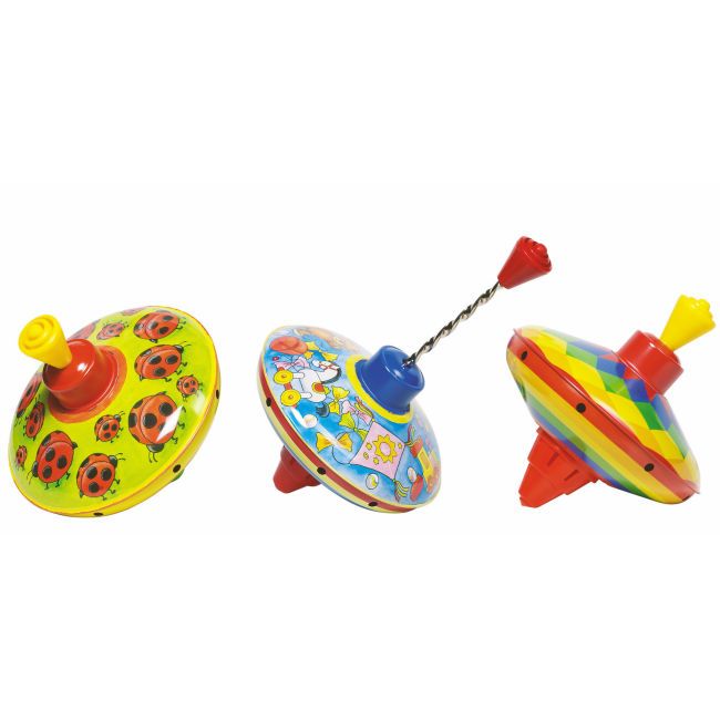 Humming Top - Rainbow-Spinning Tops-Goki-Yes Bebe