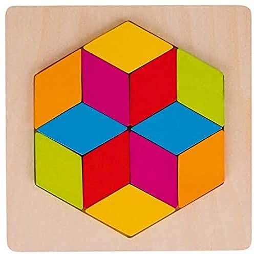 Wooden Diamond Puzzle-Puzzles-Goki-Yes Bebe