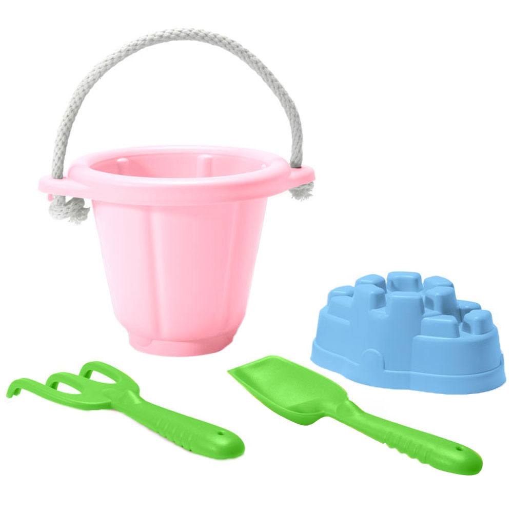 Sand Play Set (Pink)-Green Toys-Yes Bebe