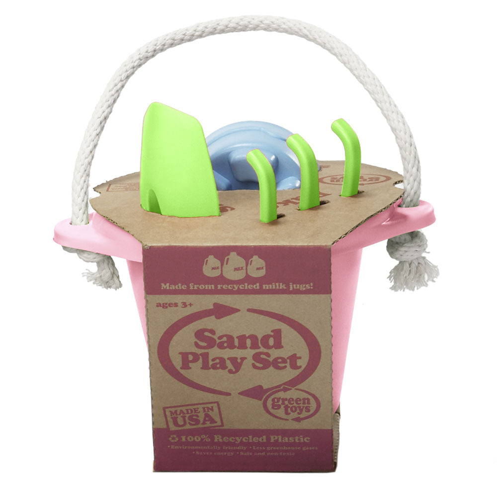 Sand Play Set (Pink)-Green Toys-Yes Bebe