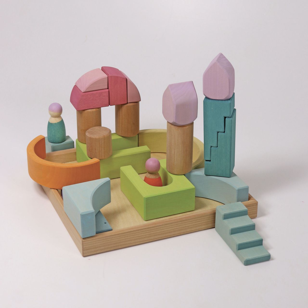 Cloud Play Building World-Wooden Building Sets-Grimm's-Yes Bebe