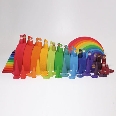 Large Rainbow & Semi Circles-Toy & Book Bundles-Grimm's-Yes Bebe