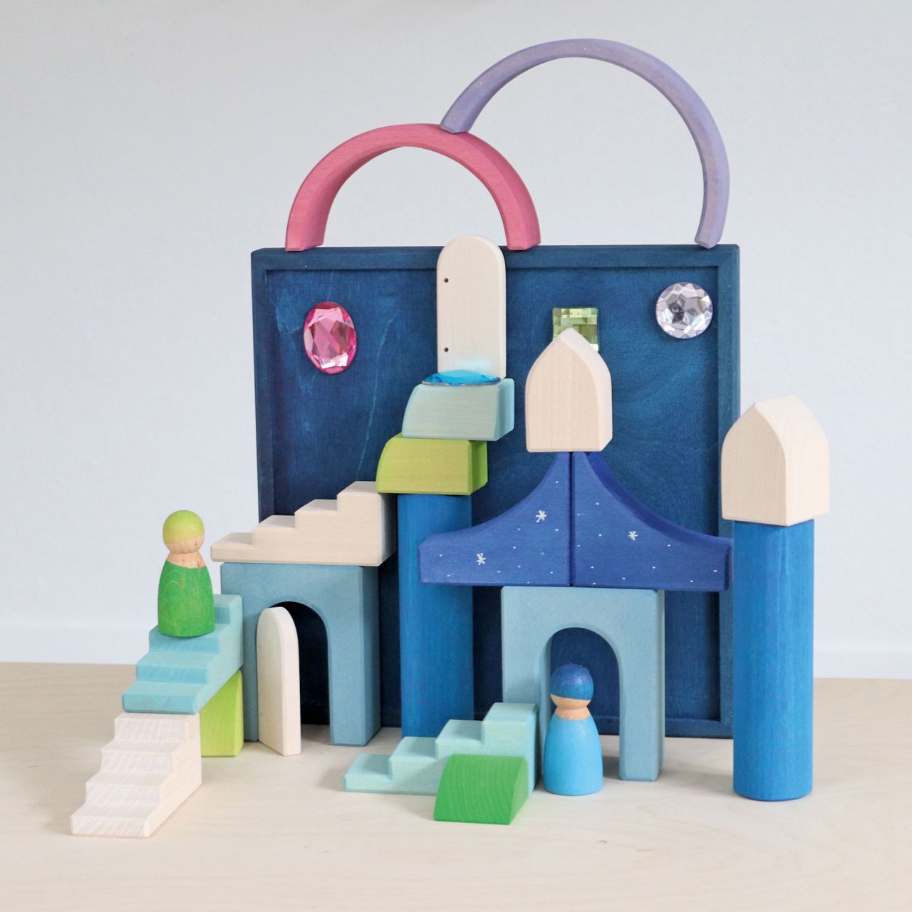 Polar Light Building World-Wooden Building Sets-Grimm's-Yes Bebe