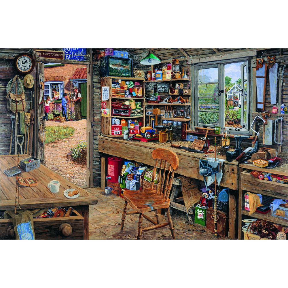 Dad's Shed - 1000 Piece Jigsaw Puzzle