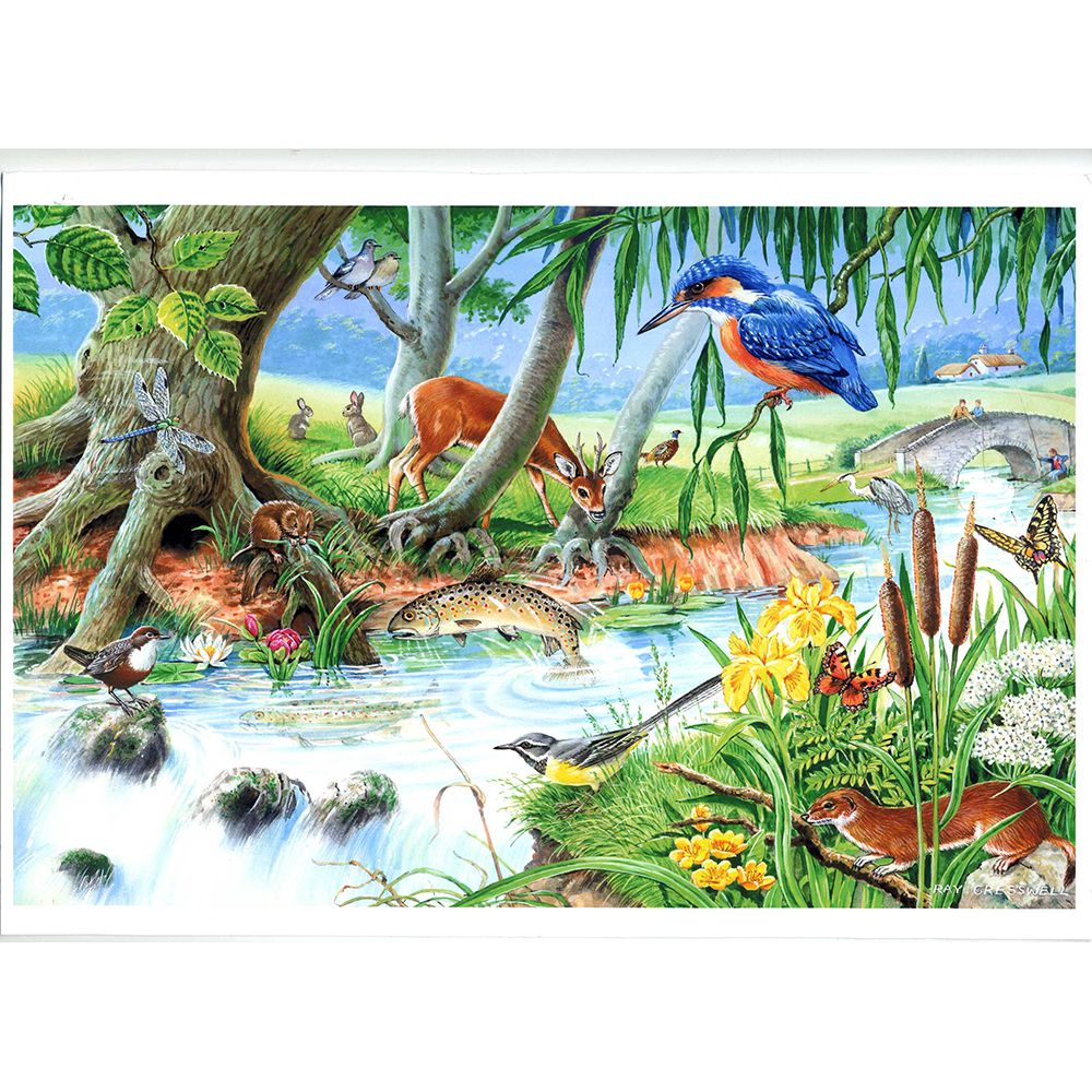 By The Riverbank - Big 250 Piece Jigsaw Puzzle