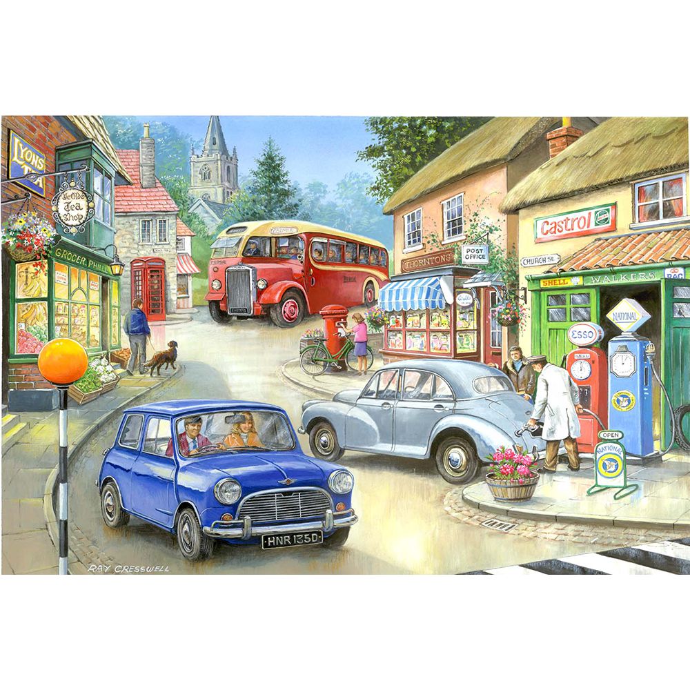 Country Town - Big 250 Piece Jigsaw Puzzle