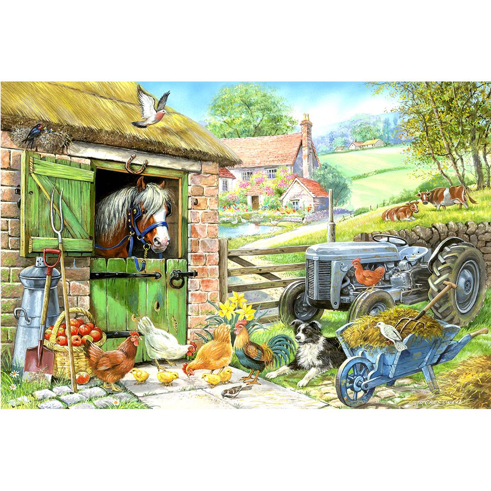 Down On The Farm - Big 250 Piece Jigsaw Puzzle