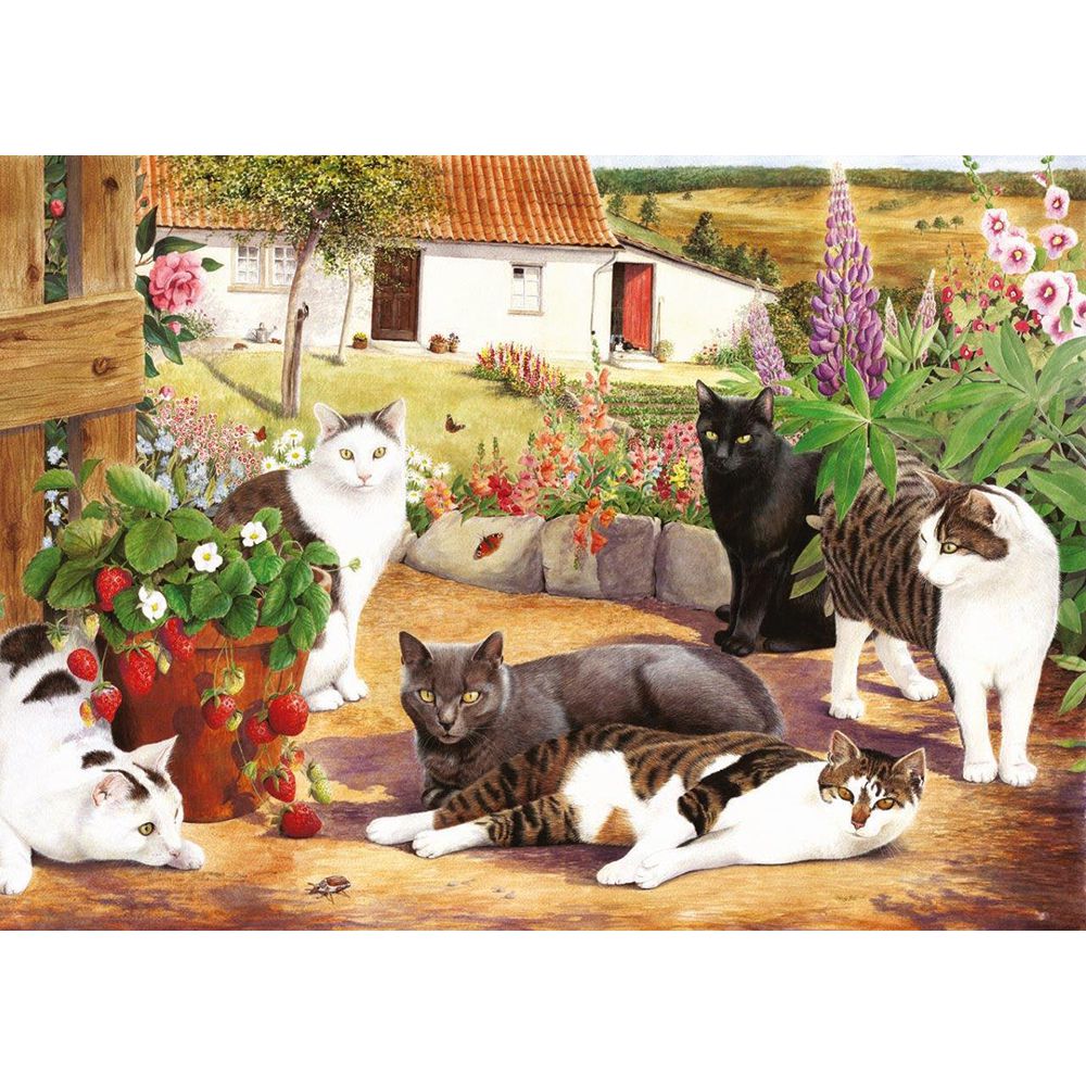 Cool Cats - Big 500 Piece Jigsaw Puzzle