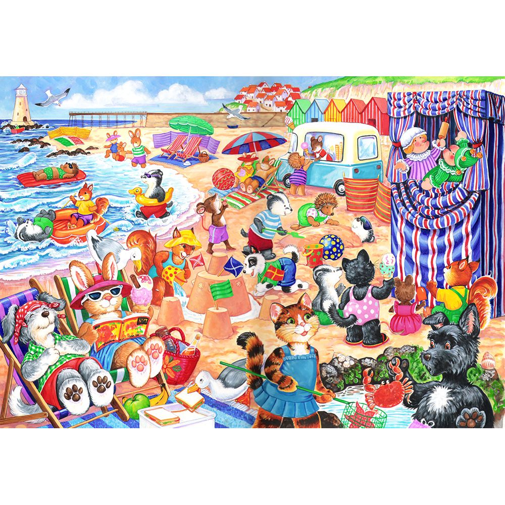 At The Seaside - 80 Piece Jigsaw Puzzle