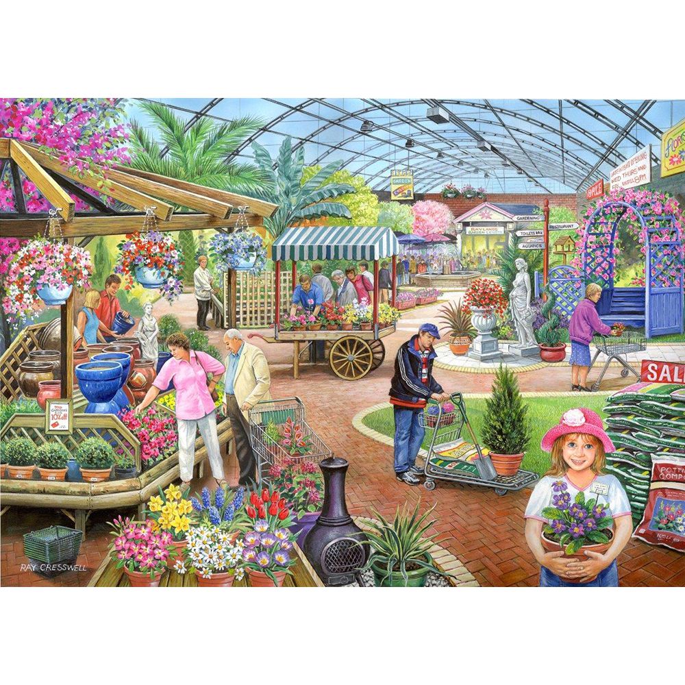 At The Garden Centre - 1000 Piece Jigsaw Puzzle