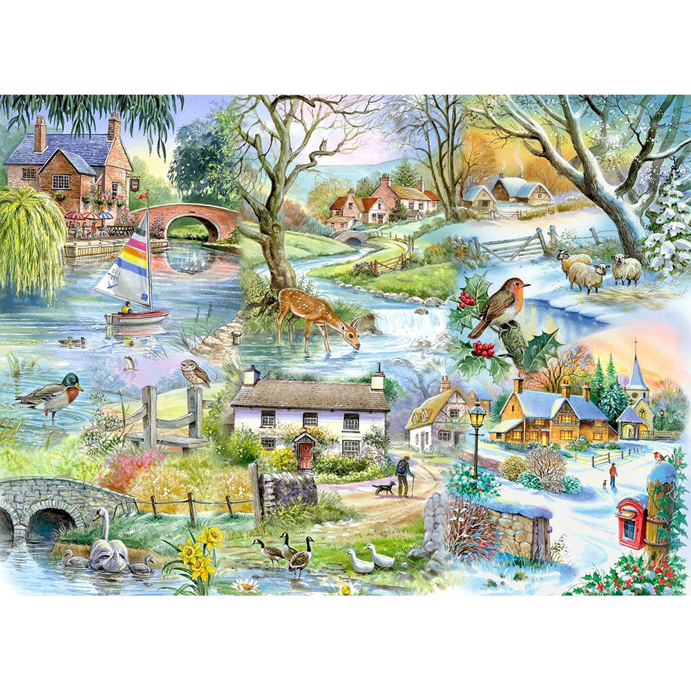 All Seasons - 500 Piece Jigsaw Puzzle