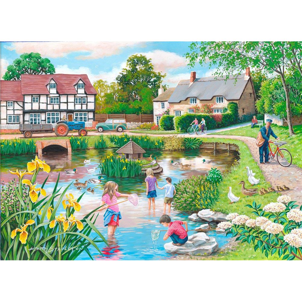 Duck Pond - Big 250 Piece Jigsaw Puzzle