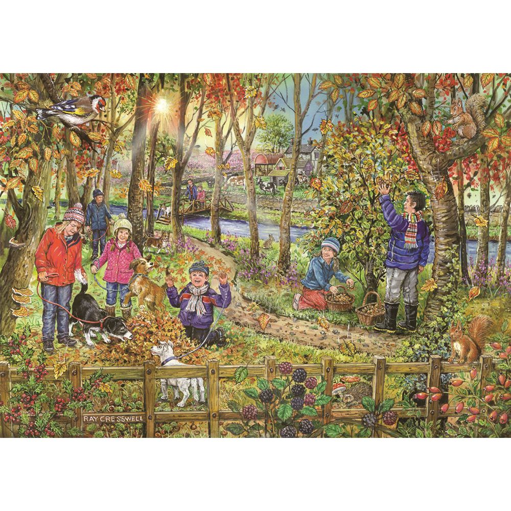 Autumn Leaves - Big 250 Piece Jigsaw Puzzle