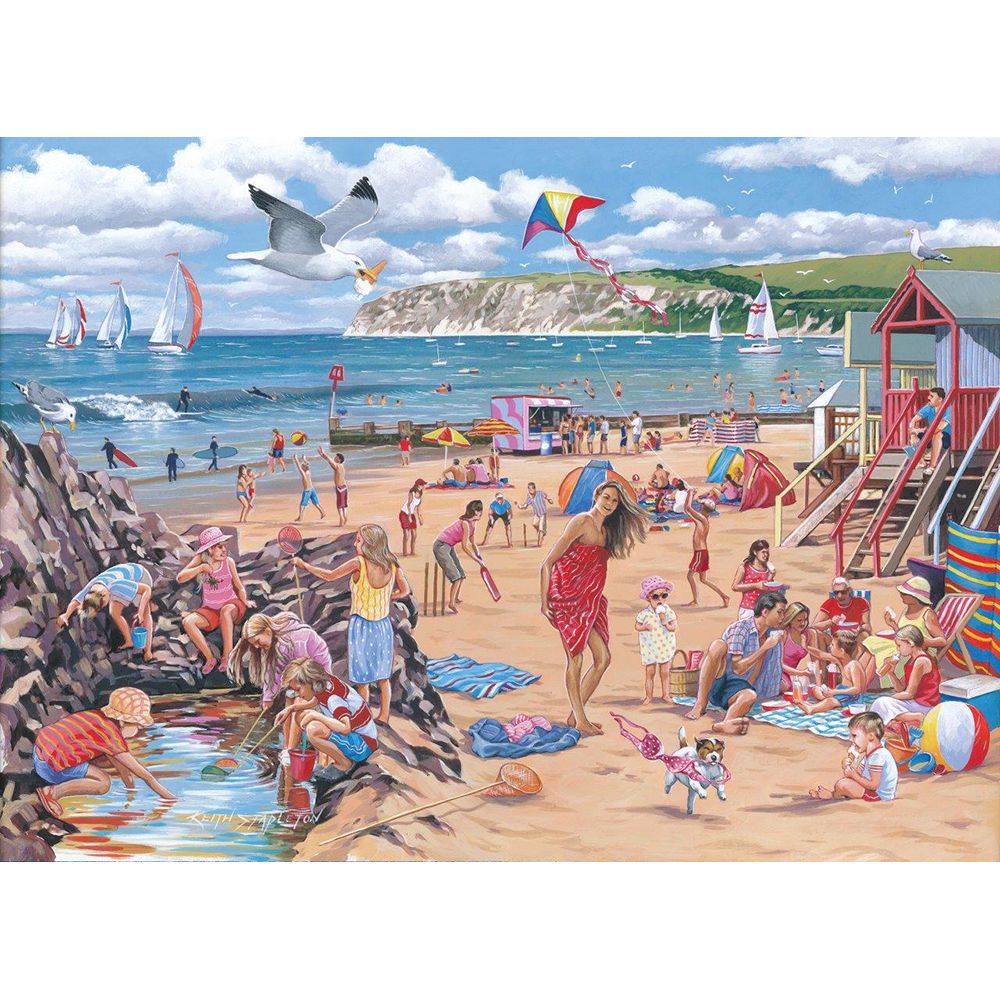 Beach Break - Big 500 Piece Jigsaw Puzzle