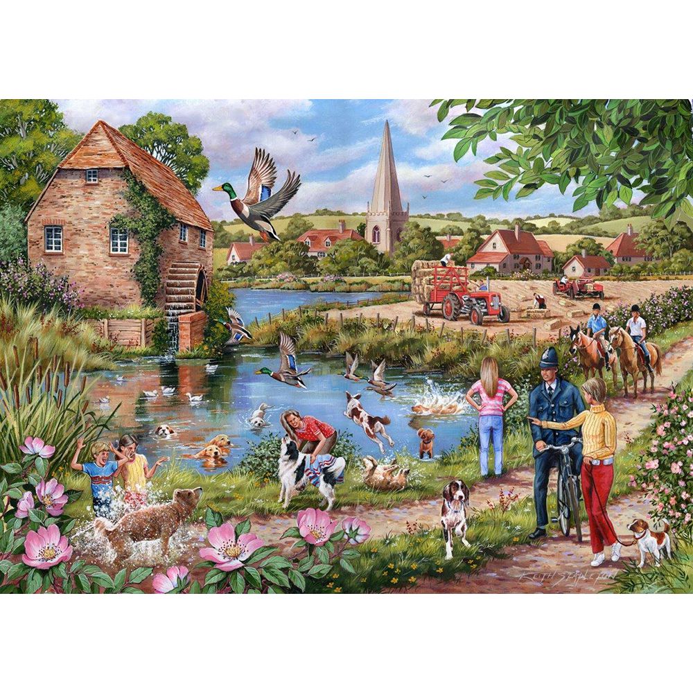 Doggy Paddle - 1000 Piece Jigsaw Puzzle